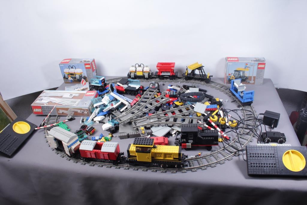 C15 Lego Trein 4564 met veel extra's, Ophalen, Gebruikt, Complete set, Lego