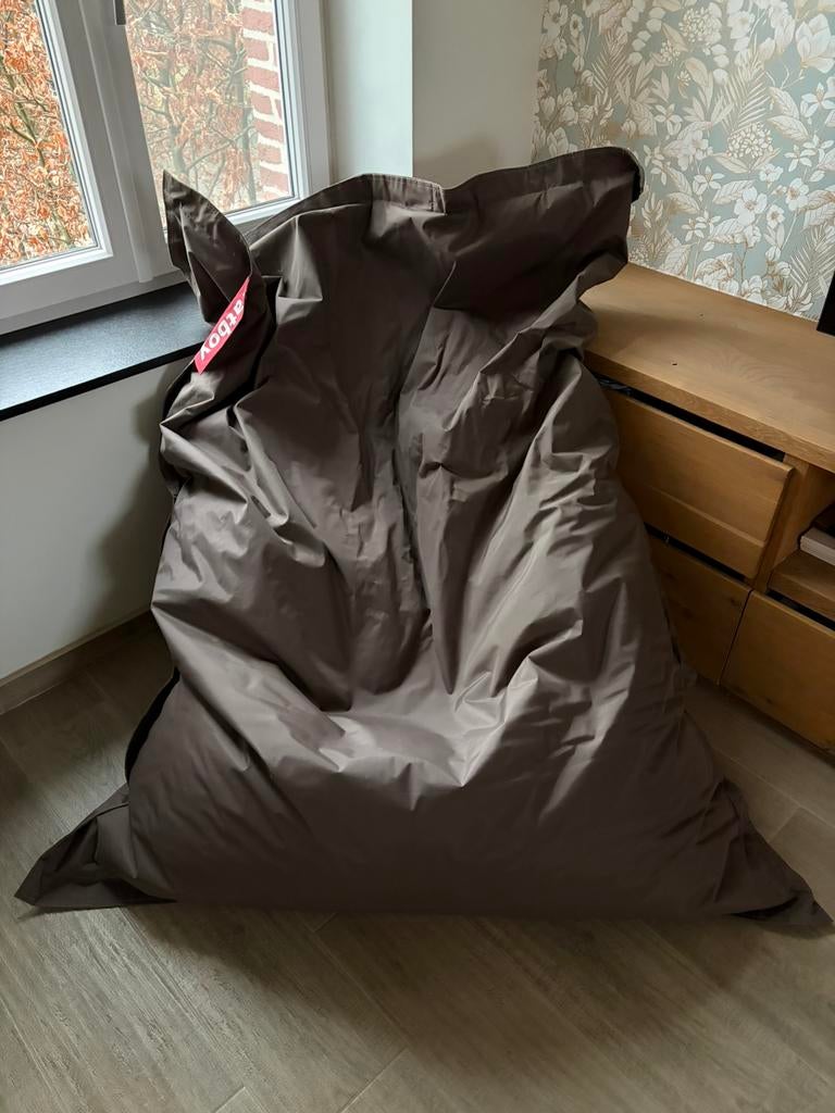 Fatboy zitzak taupe, Ophalen of Verzenden, Zo goed als nieuw, Groen