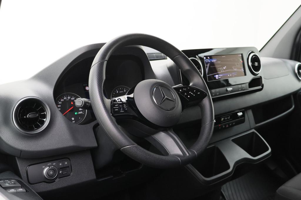 Mercedes-Benz Sprinter 317 L2H2 3-Zits, LED, Dodehoeksensor,, Automaat, Gebruikt, Zwart, 4 cilinders