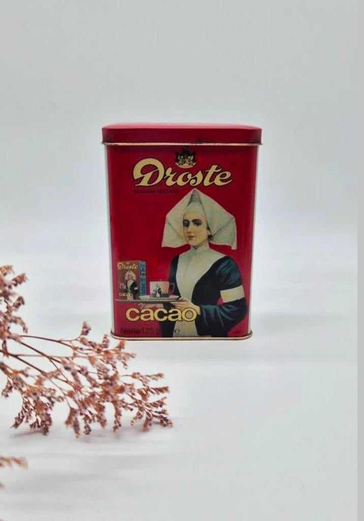 Droste Cacao Blik - Iconische Verpleegster, Ophalen of Verzenden, Gebruikt, Overige, Droste