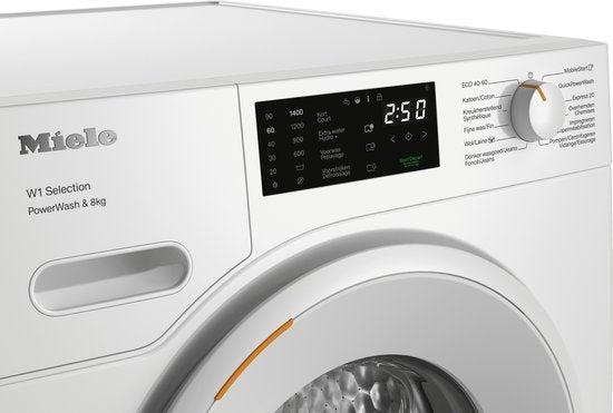 Miele wasmachine WSB 363 WCS PowerWash - NL/FR, 1200 tot 1600 toeren, Info@miele.com, 8 tot 10 kg, Ophalen of Verzenden