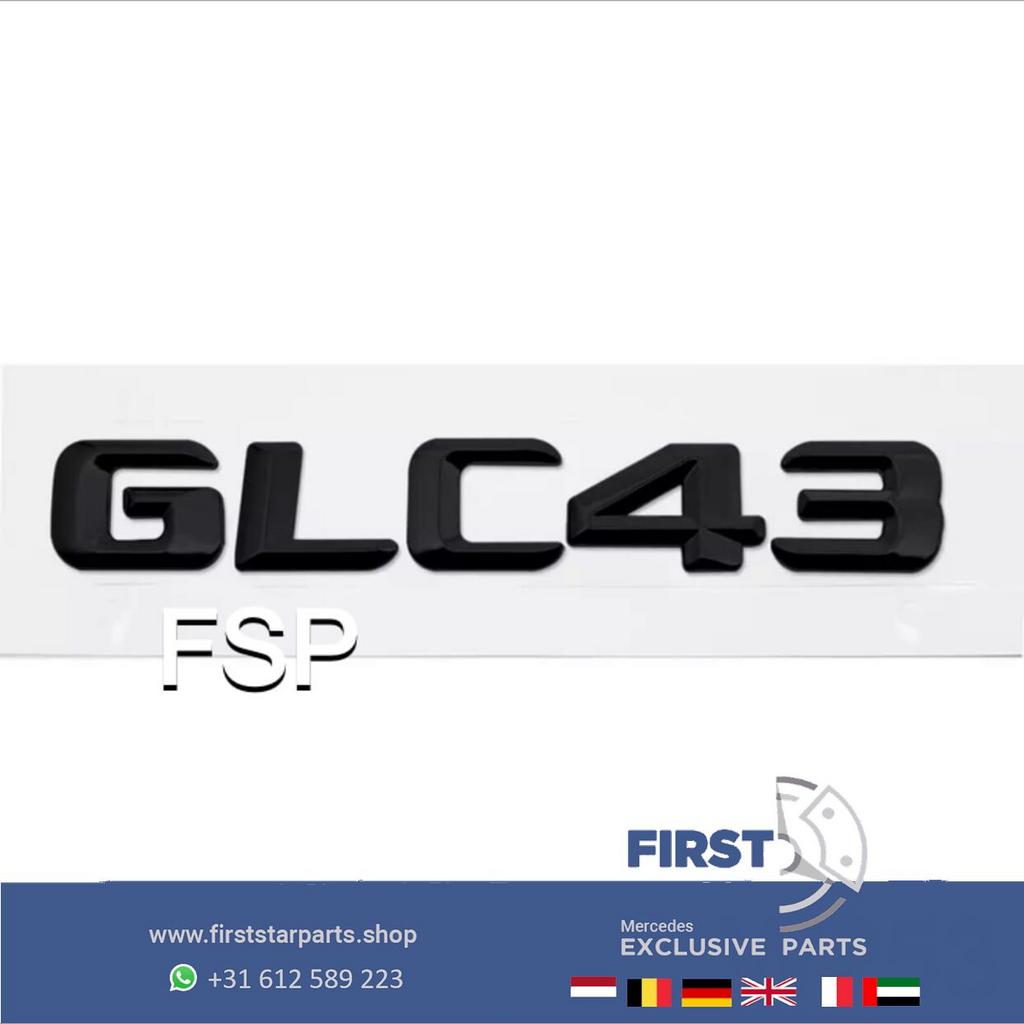 LETTERS W253 GLC43 AMG ZWART LOGO Mercedes GLC 43 Klasse 201