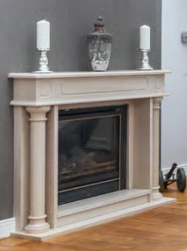 Gashaard, Ophalen, Gebruikt, Vrijstaande haard, Gashaard