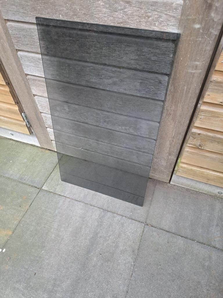 Gratis glasplaat 80x48 cm, 6mm dik voor o.a. IKEA Malm, Ophalen, Minder dan 80 cm, Glasplaat