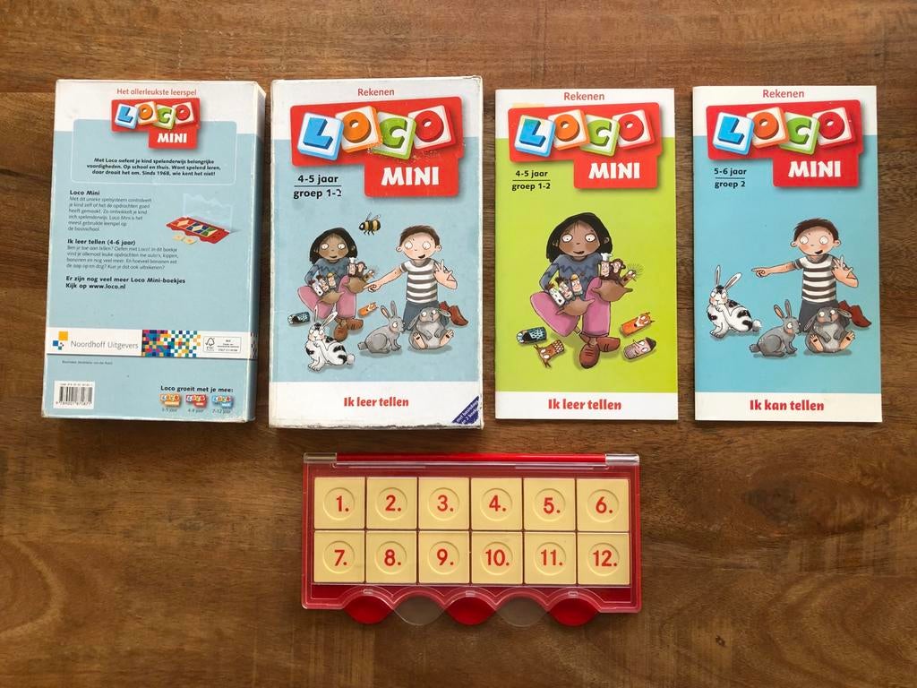 Mini Loco set met 2 boekjes en basisdoos, Kinderen en Baby's, Speelgoed | Educatief en Creatief, Ophalen of Verzenden, Zo goed als nieuw