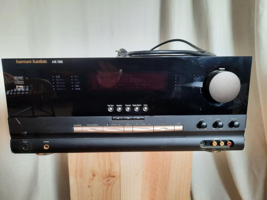 Harman Kardon AVR 7000 versterker, Ophalen of Verzenden, Gebruikt, 120 watt of meer, Overige merken