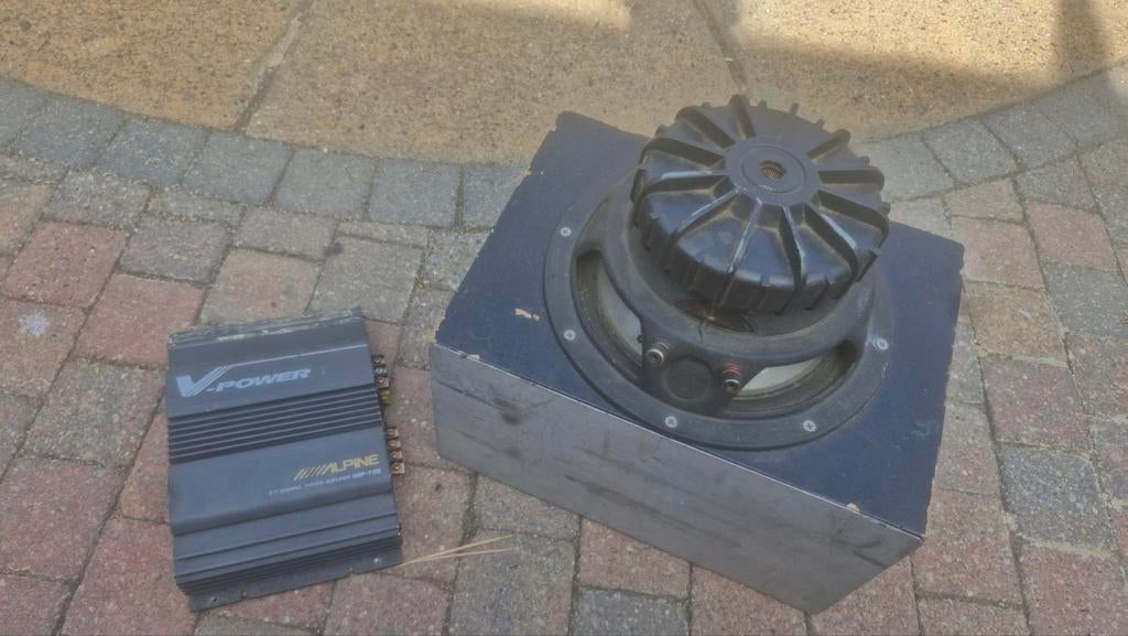Subwoofer met versterker, Ophalen, Gebruikt