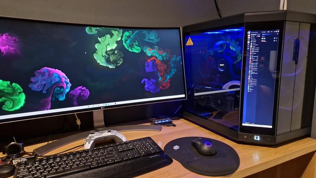 LG 34UC98-W Ultrawide Curved monitor, 34 inch., HDMI, Gebruikt, Curved, 61 t/m 100 Hz