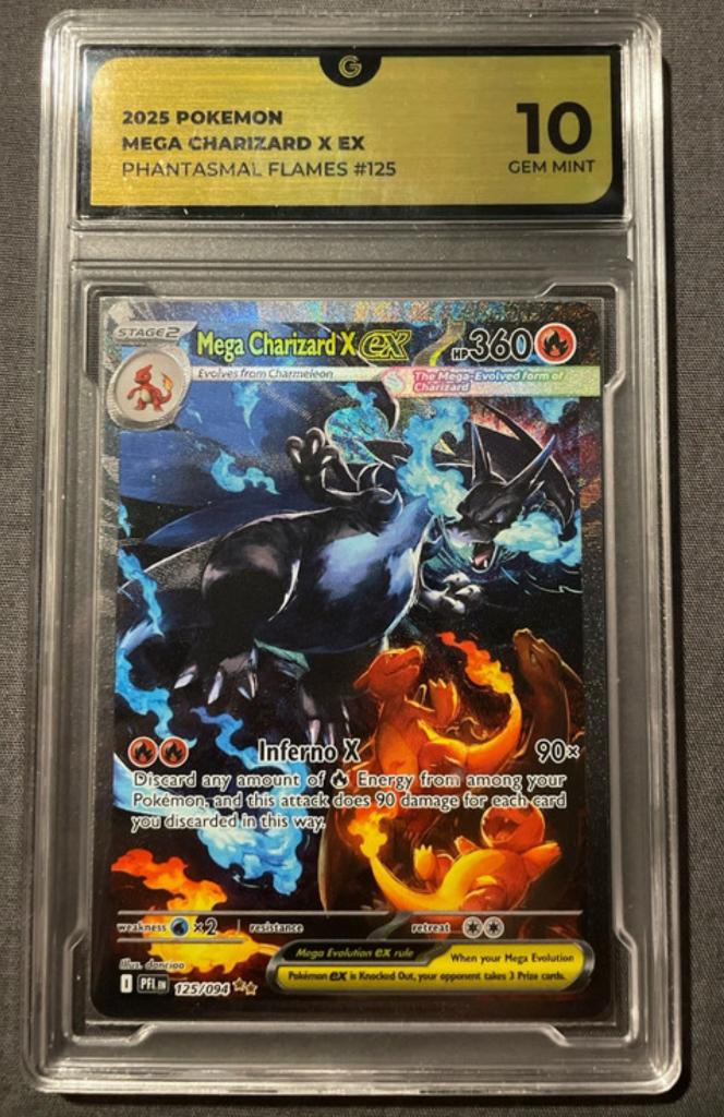 Mega Charizard X, Hobby en Vrije tijd, Verzamelkaartspellen | Pokémon, Ophalen of Verzenden, Nieuw, Losse kaart