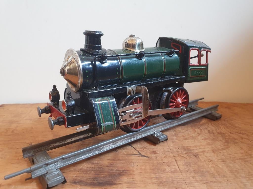 K.B.N. blikken opwindlocomotief jaren '30, Ophalen of Verzenden