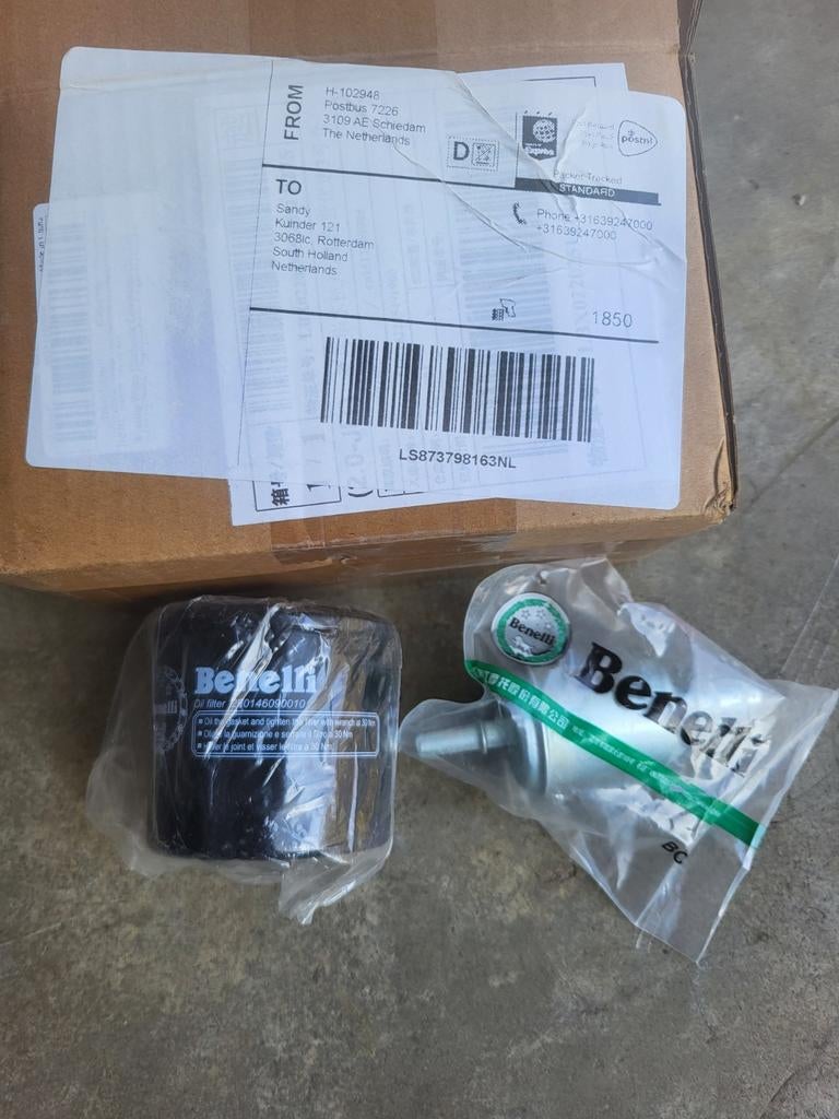 Benelli oliefilter en brandstoffilter set, Ophalen of Verzenden, Nieuw