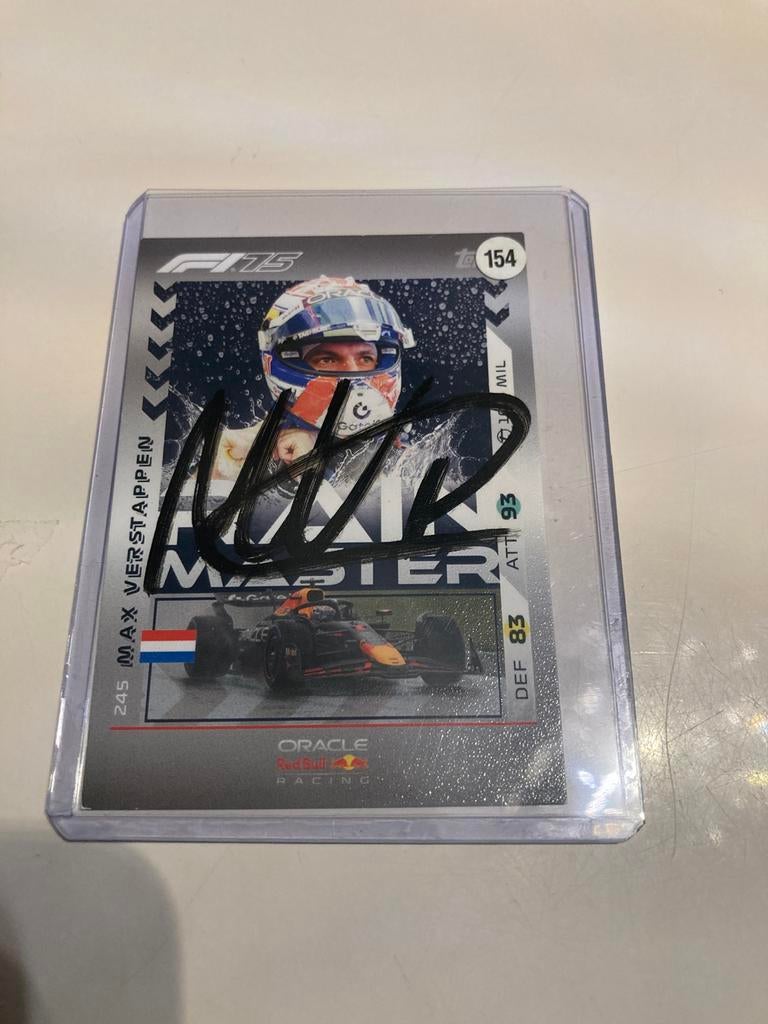 Max Verstappen rain master gesigneerd, Ophalen of Verzenden, Nieuw, Formule 1