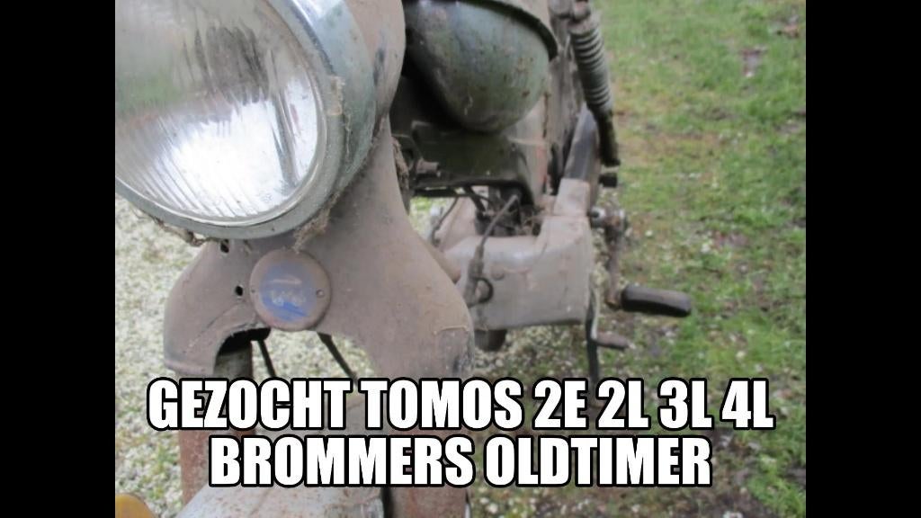 Gezocht  tomos 2L 3L 2E 4L { 4TL } brommers en onderdelen, Ophalen, Gebruikt, Overige typen, Tomos