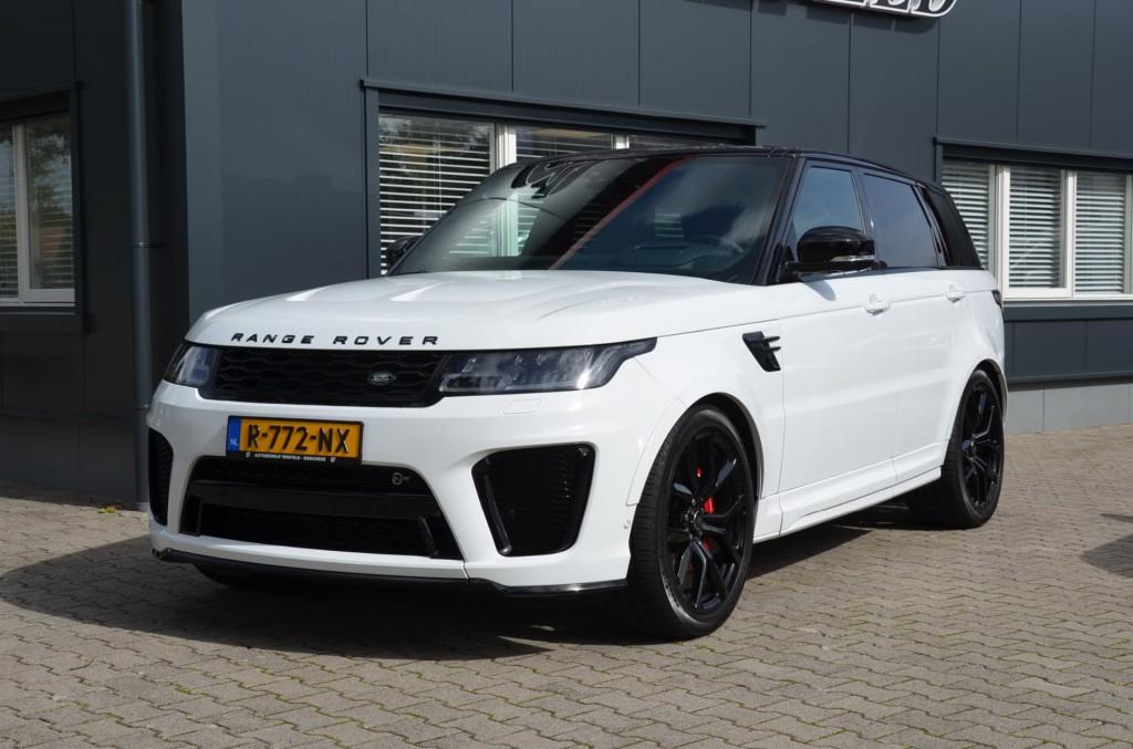 Land rover RANGE ROVER Rangerover Sport P575 SVR Carbon Edit, Automaat, 3000 kg, Wit, Bedrijf