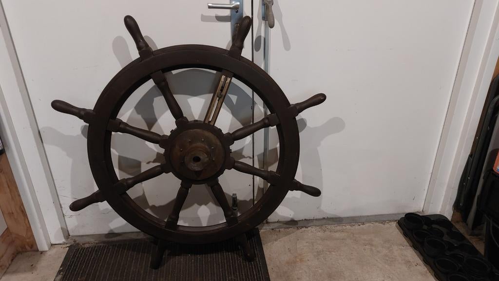 Scheepsroer 110cm, Verzamelen, Scheepvaart, Gebruikt, Gebruiksvoorwerp, Motorboot of Zeilboot, Ophalen