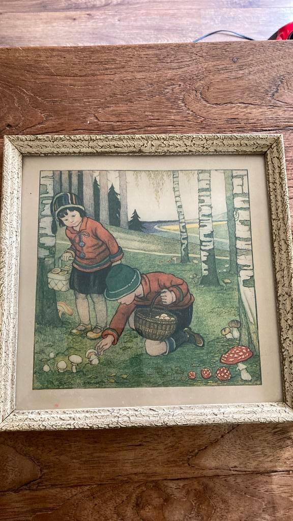 Leuk schilderijtje, Antiek en Kunst, Kunst | Schilderijen | Klassiek, Ophalen of Verzenden