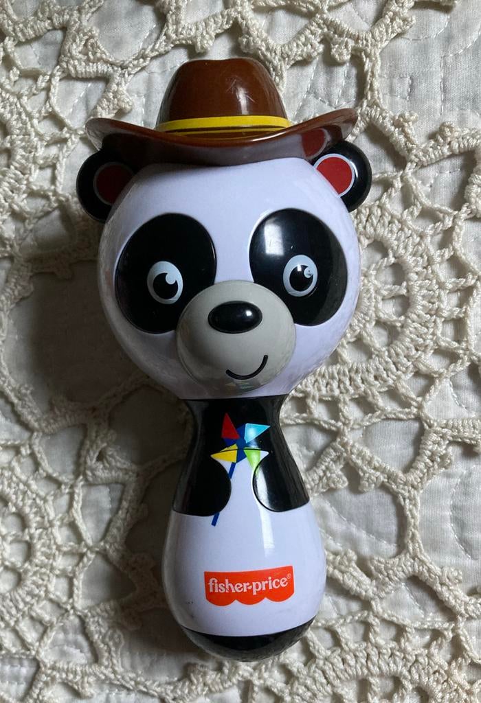 Fisher-Price Panda Rammelaar Speeltje, Kinderen en Baby's, Speelgoed | Fisher-Price, Ophalen of Verzenden, Gebruikt, Rammelaar