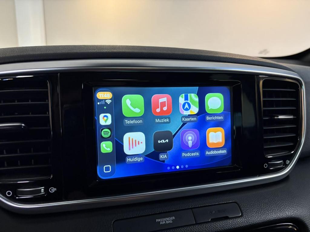 Kia Sportage 1.6 T-GDI GT-Line *Automaat* Carplay|Pano|Stoel, 15 km/l, Gebruikt, Blauw, Bedrijf