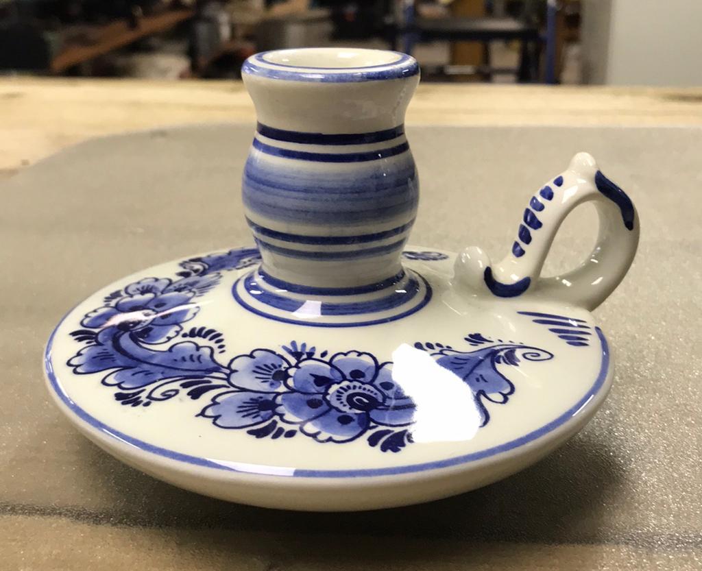 Delfts blauw Holland Kaarsenstandaard, Ophalen of Verzenden