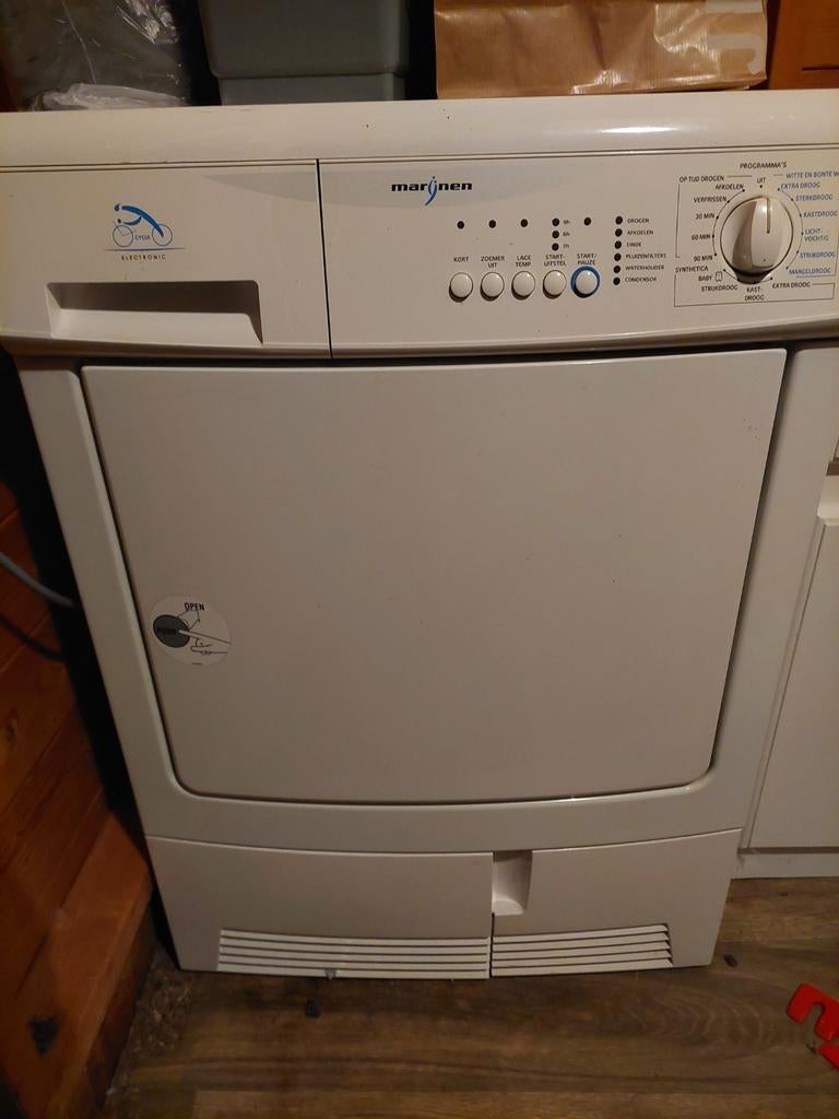 Nette Marijnen condensdroger, Ophalen, 6 tot 8 kg, Gebruikt, Voorlader