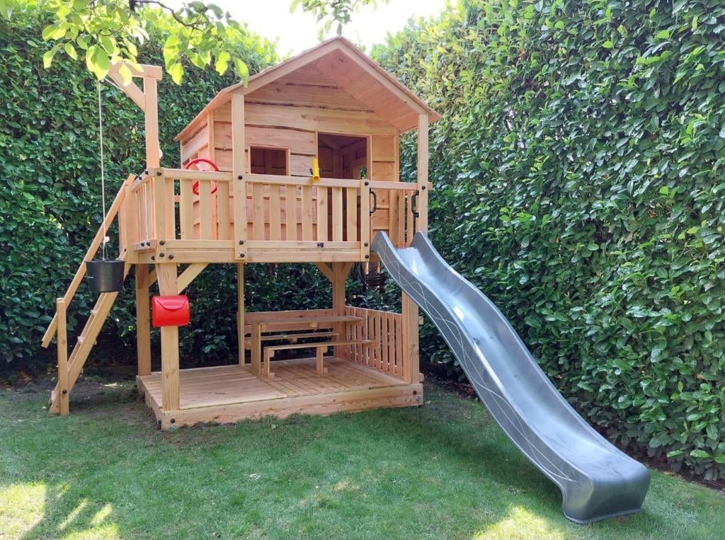 BOOMHUT PALEIS speeltoren speelhuis klimtoren speeltoestel, Ophalen, Nieuw, Schommel, Aanbouwonderdeel