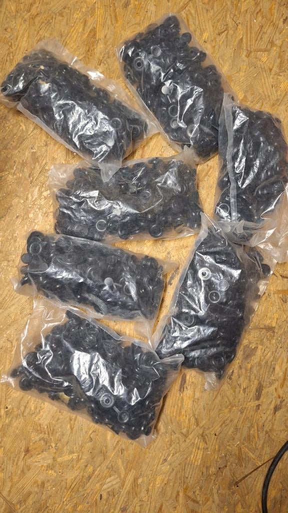 hout draad bout kappen 7 zakken, Overige materialen, Zwart, Nieuw, Ophalen of Verzenden