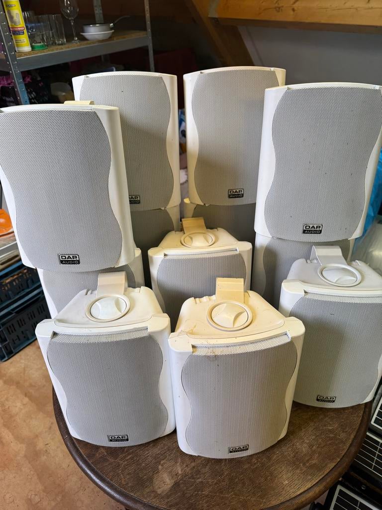 12x DAP Audio Luidsprekers - Perfect voor Horeca/Grote Ruimt, Audio, Tv en Foto, Luidsprekers, Overige typen, Zo goed als nieuw