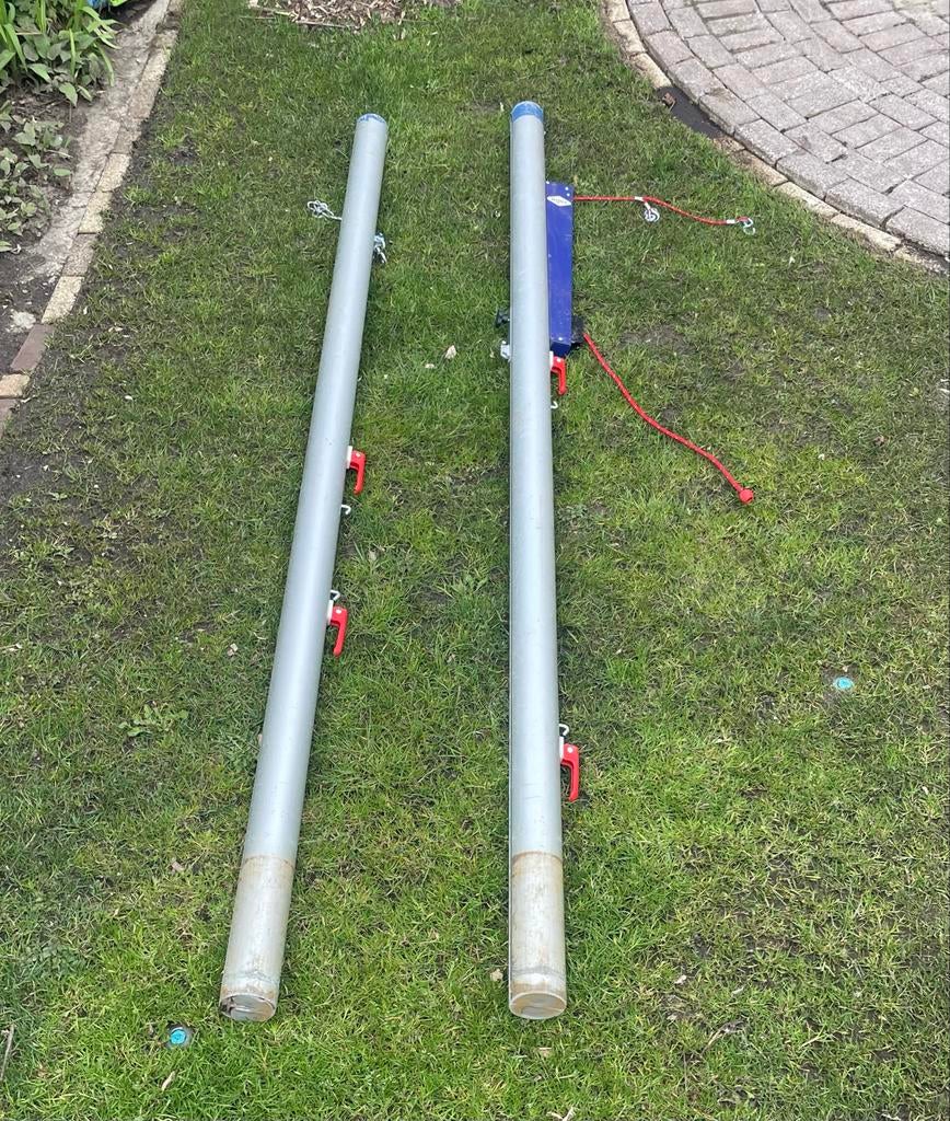 Nijha (beach) volleybal palen set aluminium met snelspanner, Ophalen, Gebruikt, Overige typen, Info@nijha.com