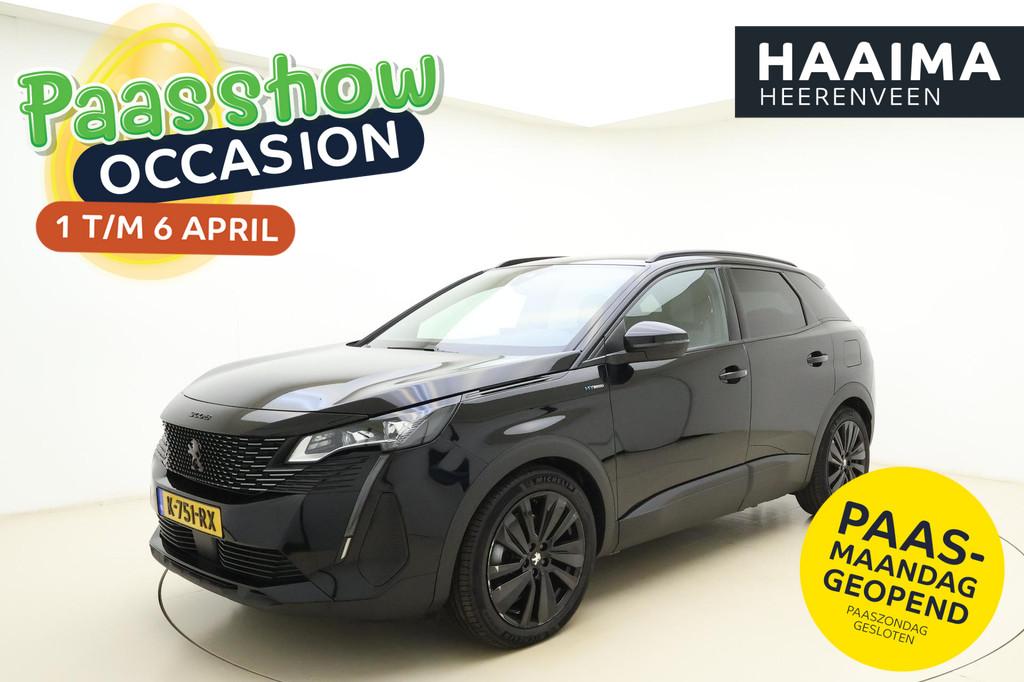 Peugeot 3008 1.6 HYbrid GT 225 Pk | Trekhaak | Black Pack |, Euro 6, 4 cilinders, Zwart, Bedrijf