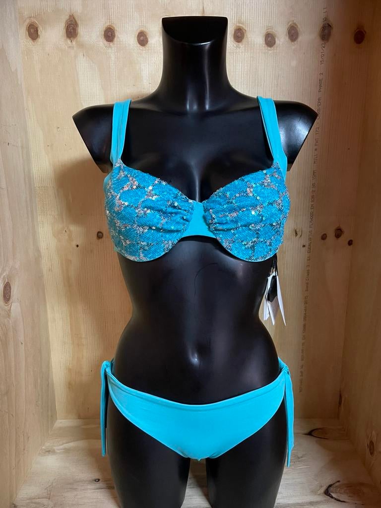 Twinset bikini 90b /44 - 90c /44 - 85c /42 - 80d /40, Verzenden, Nieuw, Blauw, Bikini