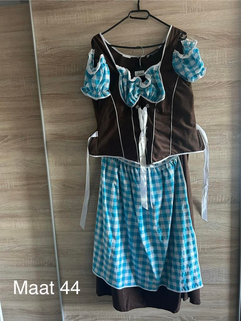Leuke Tirolerjurk Maat 44 - Ideaal voor Carnaval/Oktoberfest, Kleding | Dames, Carnavalskleding en Feestkleding, Zo goed als nieuw
