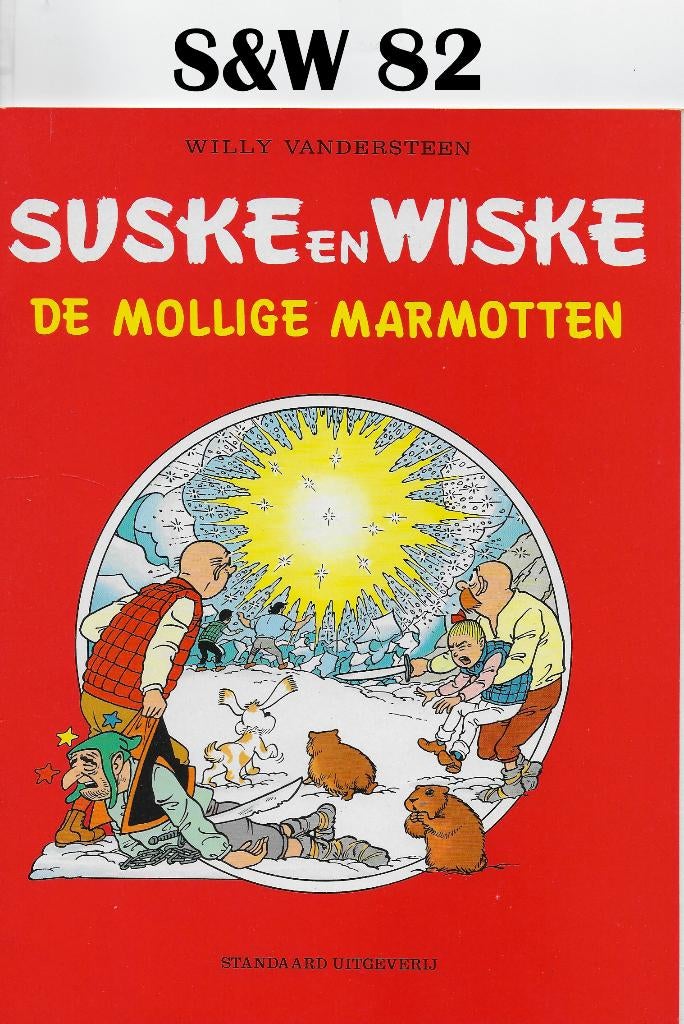 S&W 82 Suske en Wiske : De Mollige Marmotten ( Milky Way ), Eén stripboek, Ophalen of Verzenden, Zo goed als nieuw