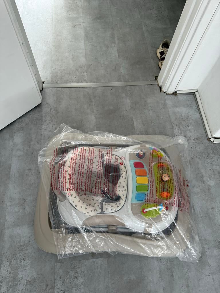 Loopstoel Qute Q-Cooper Zand - Zo goed als nieuw, Ophalen, Zo goed als nieuw