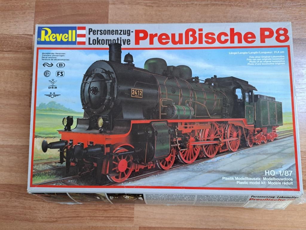 Pruisische P8 stoomlocomotief. , Ophalen of Verzenden, Gelijkstroom, Locomotief