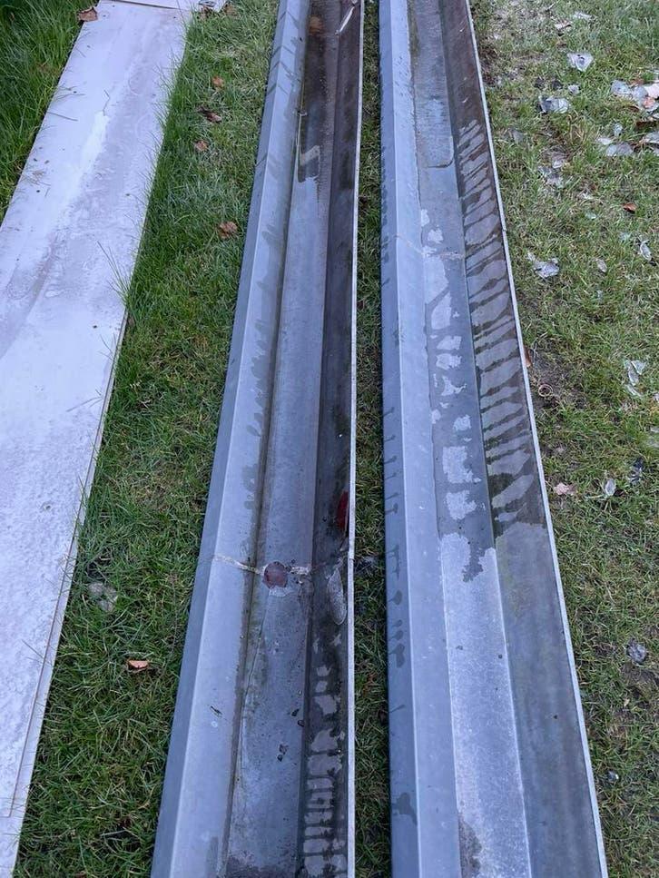 Zinken dakgoot gebruikt, Watersport en Boten, Zeilen en Zeiltoebehoren, Ophalen, Zo goed als nieuw, Minder dan 15 m²