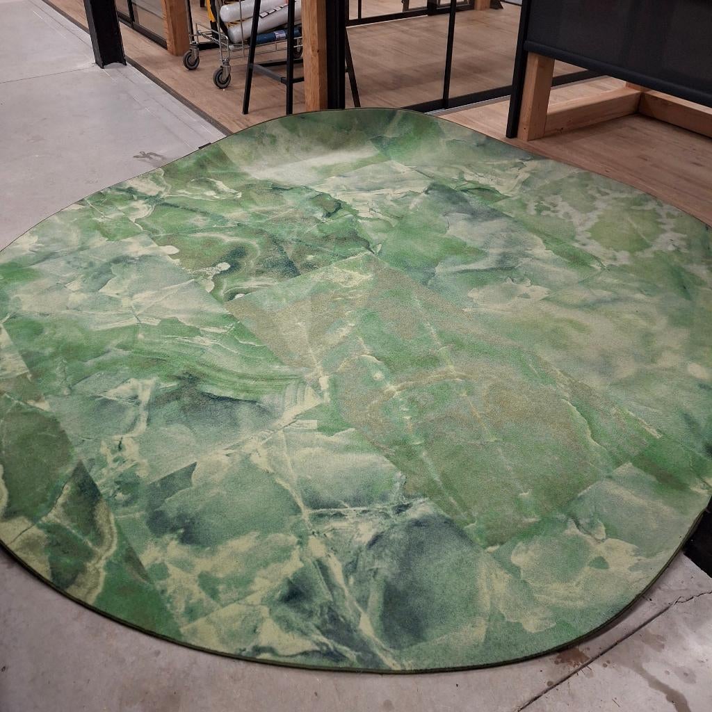 vloerkleed rond, Ophalen, Rond, Zo goed als nieuw, 200 cm of meer