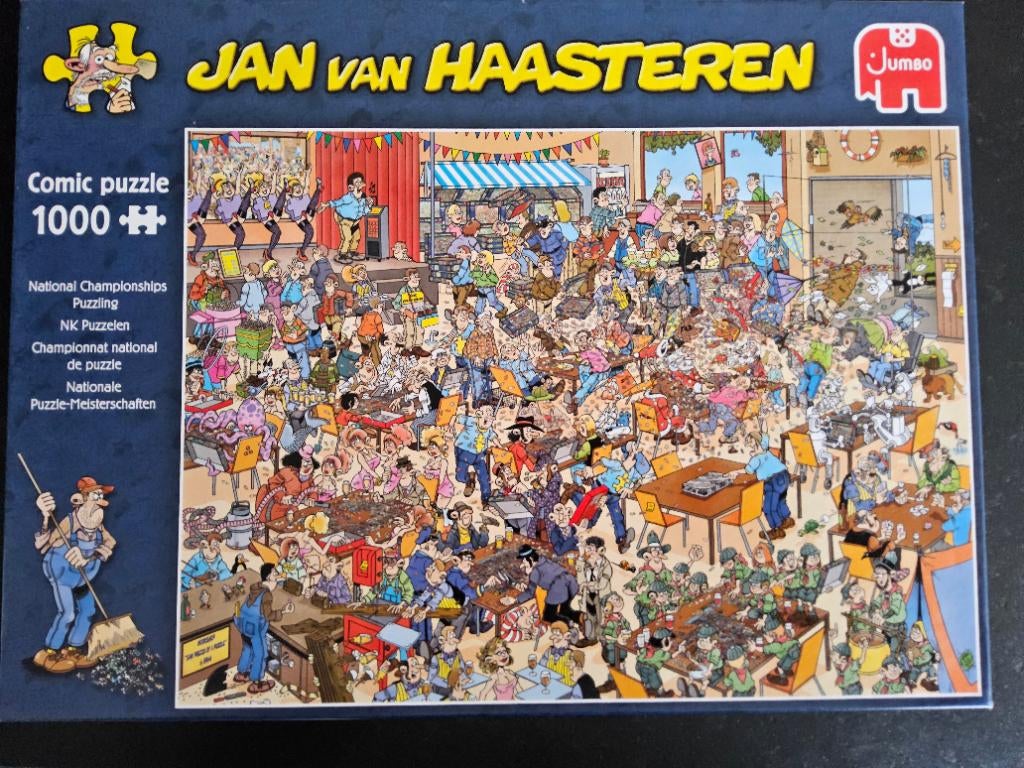Jan van Haasteren puzzel, Ophalen, 500 t/m 1500 stukjes, Zo goed als nieuw, Legpuzzel