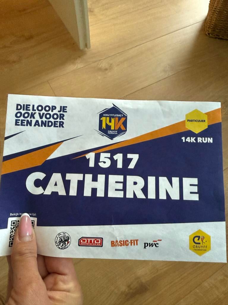 Johan Cruyff 14km loop, Eén persoon, April