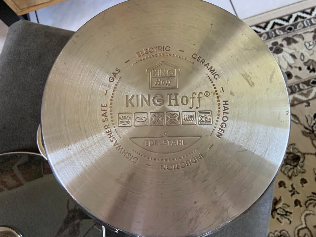 Grote frituurpan ( nieuw) 5 liter, Kookpan of Snelkookpan, Nieuw, Ophalen of Verzenden, Rvs