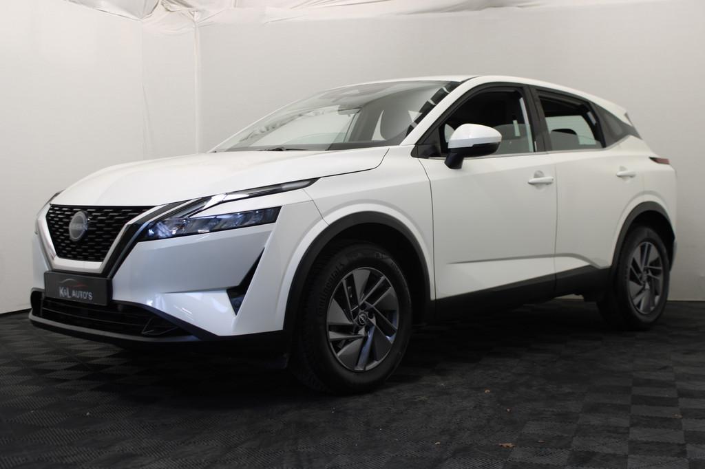 Nissan QASHQAI 1.3 MHEV Xtronic Acenta |Camera|Carplay| *Pas, Stof, Wit, Bedrijf, Hybride Elektrisch/Benzine