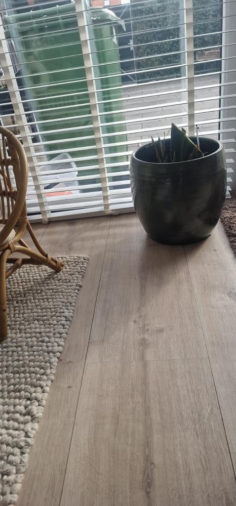 Mooie grote plantenpot groen, Ophalen of Verzenden