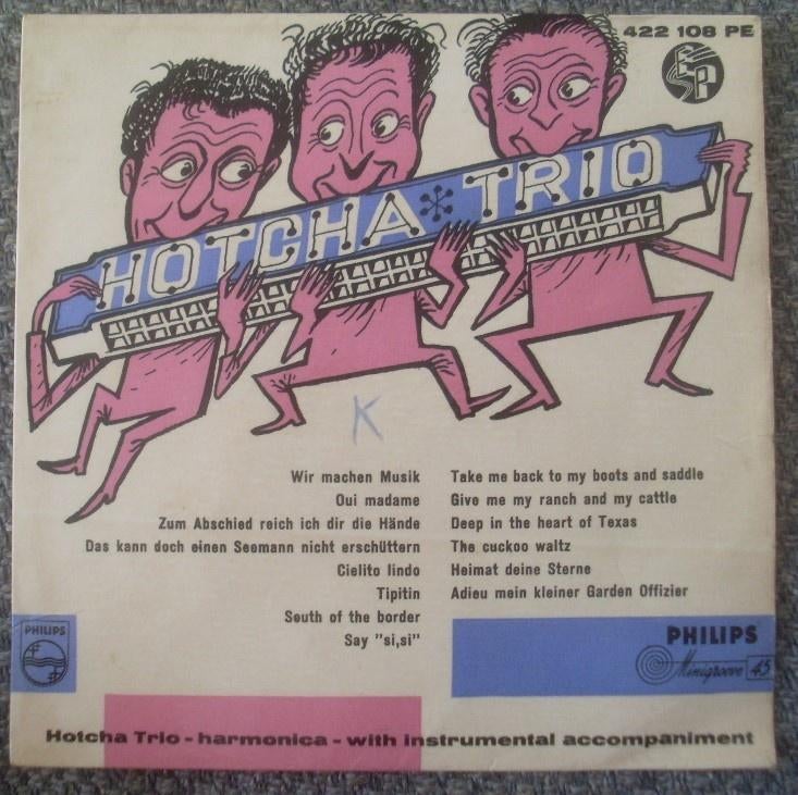 Hotcha Trio - medley no. 1 / no. 2 (7" EP), Gebruikt, 7 inch, Ophalen of Verzenden, Pop