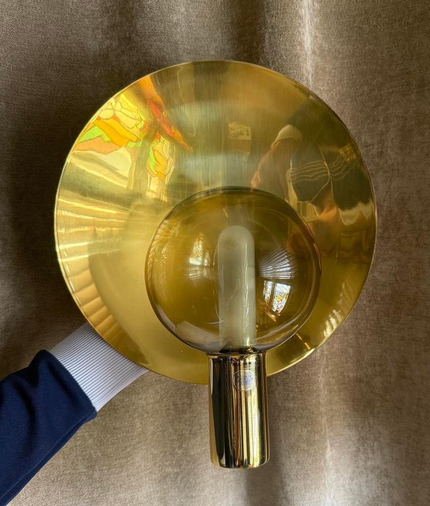V180 wandlamp van Hans Agne Jakobsson zweden, vintage lamp, Ophalen, Gebruikt, Glas, Design