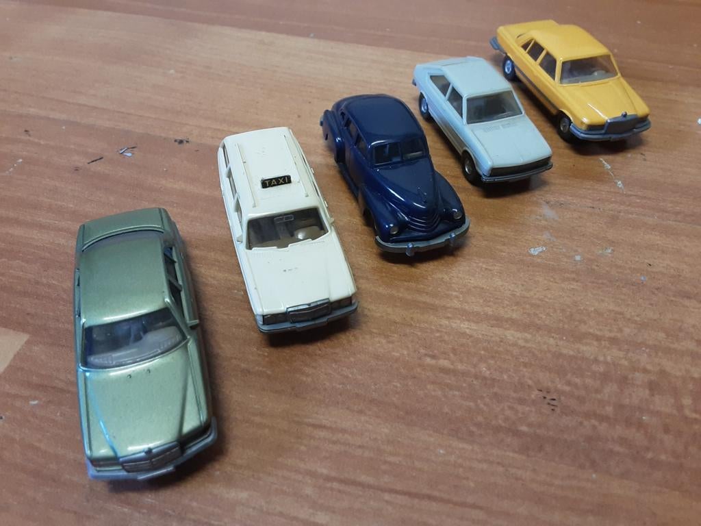 5 Wiking auto's., Ophalen of Verzenden, Gelijkstroom of Wisselstroom, Overige merken