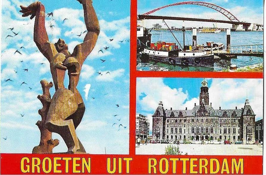 Rotterdam, Ophalen of Verzenden, 1960 tot 1980, Gelopen, Zuid-Holland