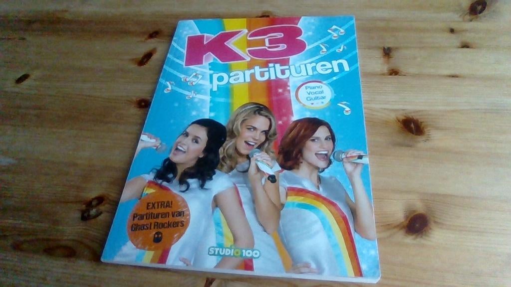 K3 bladmuziek, Muziek en Instrumenten, Bladmuziek, Gitaar, Ophalen of Verzenden, Zo goed als nieuw, Artiest of Componist