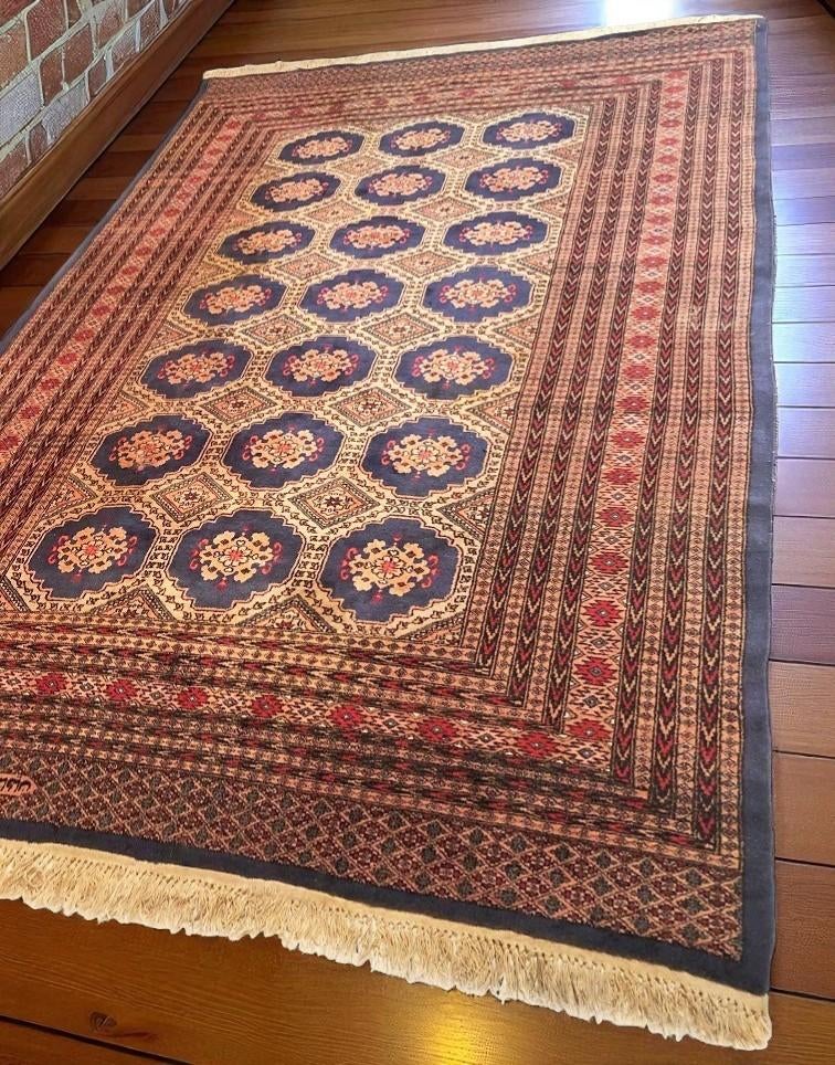 Perzisch tapijt handgeknoopt Bokhara Oosters vloerkleed