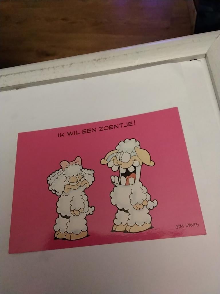 JIM DAVIS / IK WIL EEN ZOENTJE!, Ophalen of Verzenden, Sterren en Beroemdheden