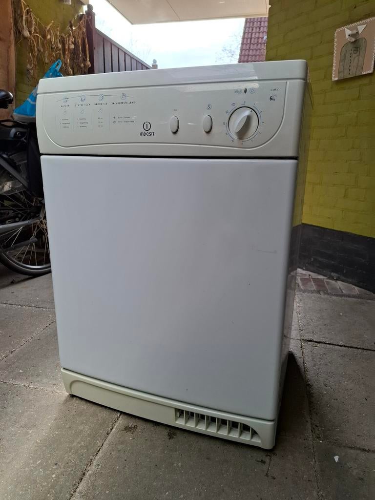 Indesit wasdroger, Witgoed en Apparatuur, Wasdrogers, Gebruikt, Condens, 85 tot 90 cm, Ophalen