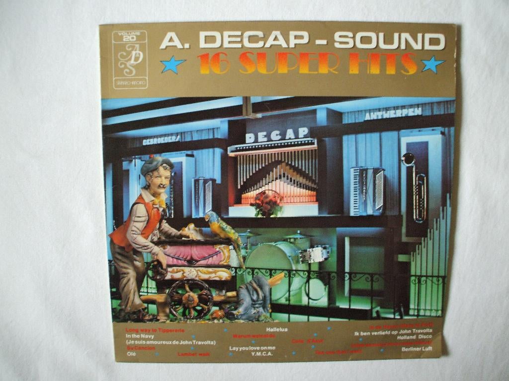 A decap sound - 16 super hits vol 20 LP, Ophalen of Verzenden, Gebruikt, 12 inch, Pop